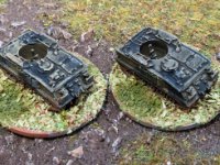 1-285th British micro armour GHQ and Heroics  (5 of 11)  FV432 with mortars, H&R i believe